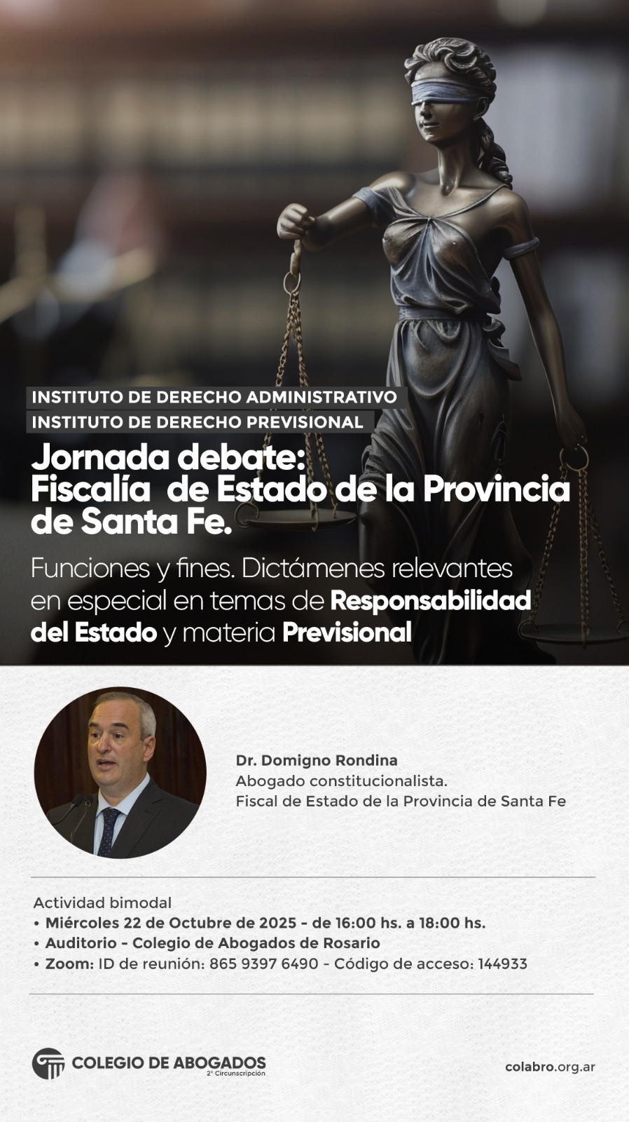 Jornada de Debate: Fiscalía de Estado de la Provincia de Santa Fe - 22/10/2025